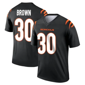 Youth Nike Cincinnati Bengals Chase Brown Black Jersey - Legend