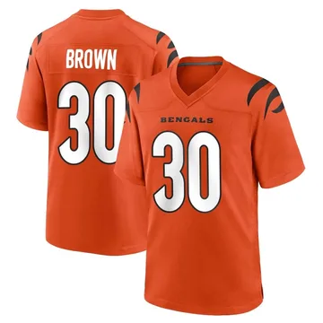 Youth Nike Cincinnati Bengals Chase Brown Orange Jersey - Game