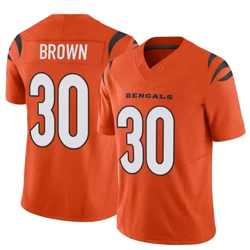 Youth Nike Cincinnati Bengals Chase Brown Orange Vapor F.U.S.E. Jersey - Limited