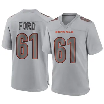Youth Nike Cincinnati Bengals Cody Ford Gray Atmosphere Fashion Jersey - Game