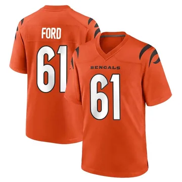 Youth Nike Cincinnati Bengals Cody Ford Orange Jersey - Game