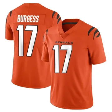 Youth Nike Cincinnati Bengals Cole Burgess Orange Vapor Untouchable Jersey - Limited