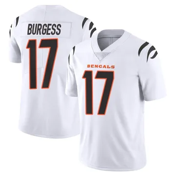 Youth Nike Cincinnati Bengals Cole Burgess White Vapor Untouchable Jersey - Limited