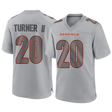 Youth Nike Cincinnati Bengals DJ Turner II Gray Atmosphere Fashion Jersey - Game