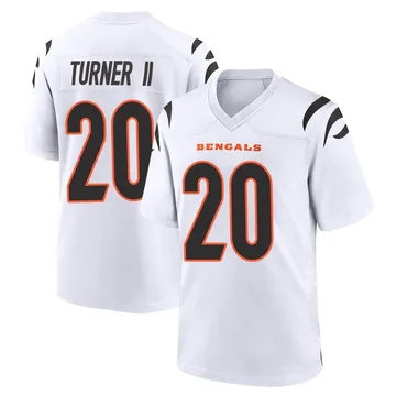 Youth Nike Cincinnati Bengals DJ Turner II White Jersey - Game