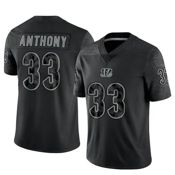 Youth Nike Cincinnati Bengals Daijahn Anthony Black Reflective Jersey - Limited