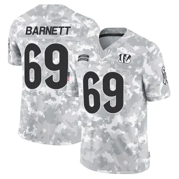 Youth Nike Cincinnati Bengals Dante Barnett Arctic Camo 2024 Salute to Service Jersey - Limited