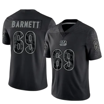 Youth Nike Cincinnati Bengals Dante Barnett Black Reflective Jersey - Limited