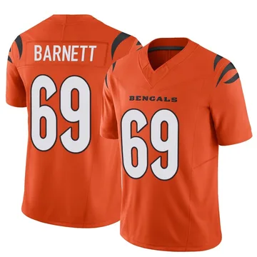Youth Nike Cincinnati Bengals Dante Barnett Orange Vapor F.U.S.E. Jersey - Limited