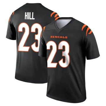 Youth Nike Cincinnati Bengals Dax Hill Black Jersey - Legend