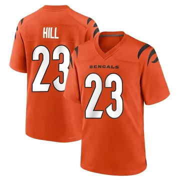 Youth Nike Cincinnati Bengals Dax Hill Orange Jersey - Game