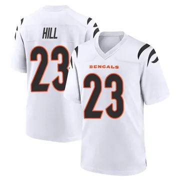 Youth Nike Cincinnati Bengals Dax Hill White Jersey - Game