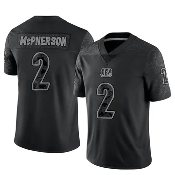 Youth Nike Cincinnati Bengals Evan McPherson Black Reflective Jersey - Limited