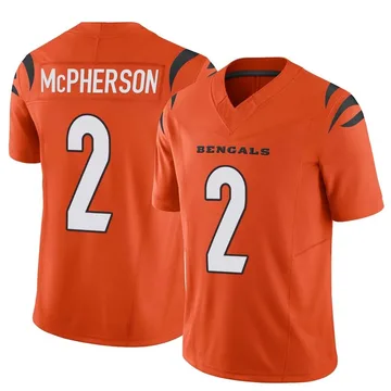 Youth Nike Cincinnati Bengals Evan McPherson Orange Vapor F.U.S.E. Jersey - Limited