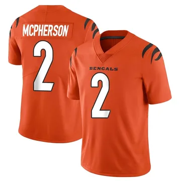 Youth Nike Cincinnati Bengals Evan McPherson Orange Vapor Untouchable Jersey - Limited