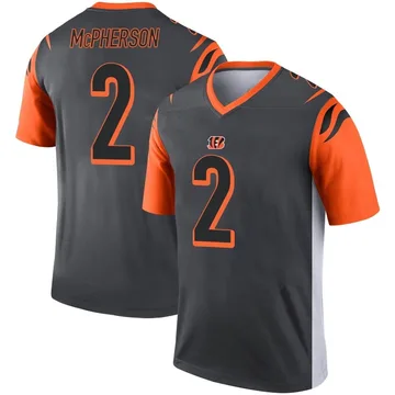 Youth Nike Cincinnati Bengals Evan McPherson Silver Jersey - Legend