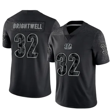 Youth Nike Cincinnati Bengals Gary Brightwell Black Reflective Jersey - Limited