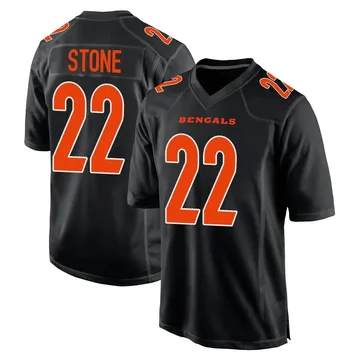 Youth Nike Cincinnati Bengals Geno Stone Black Fashion Jersey - Game