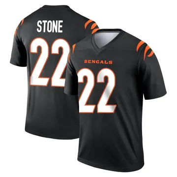 Youth Nike Cincinnati Bengals Geno Stone Black Jersey - Legend