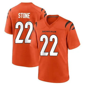 Youth Nike Cincinnati Bengals Geno Stone Orange Jersey - Game