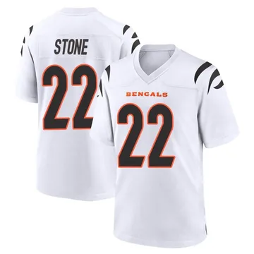 Youth Nike Cincinnati Bengals Geno Stone White Jersey - Game