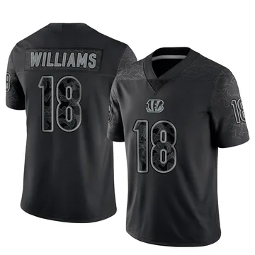 Youth Nike Cincinnati Bengals Isaiah Williams Black Reflective Jersey - Limited