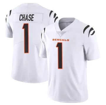Youth Nike Cincinnati Bengals Ja'Marr Chase White Vapor Untouchable Jersey - Limited