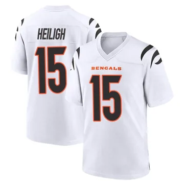 Youth Nike Cincinnati Bengals Jaivon Heiligh White Jersey - Game