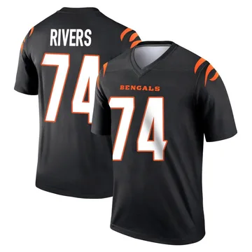 Youth Nike Cincinnati Bengals Jalen Rivers Black Jersey - Legend