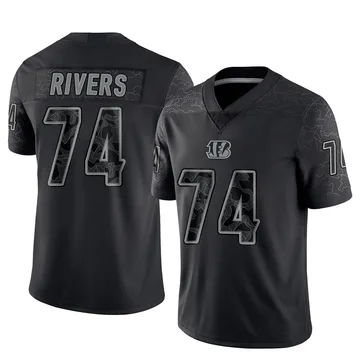 Youth Nike Cincinnati Bengals Jalen Rivers Black Reflective Jersey - Limited