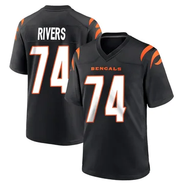 Youth Nike Cincinnati Bengals Jalen Rivers Black Team Color Jersey - Game