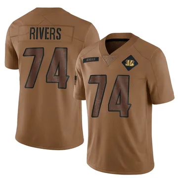 Youth Nike Cincinnati Bengals Jalen Rivers Brown 2023 Salute To Service Jersey - Limited