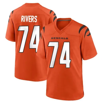 Youth Nike Cincinnati Bengals Jalen Rivers Orange Jersey - Game