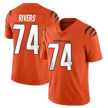 Youth Nike Cincinnati Bengals Jalen Rivers Orange Vapor Untouchable Jersey - Limited