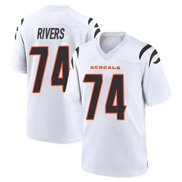 Youth Nike Cincinnati Bengals Jalen Rivers White Jersey - Game