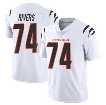 Youth Nike Cincinnati Bengals Jalen Rivers White Vapor Untouchable Jersey - Limited