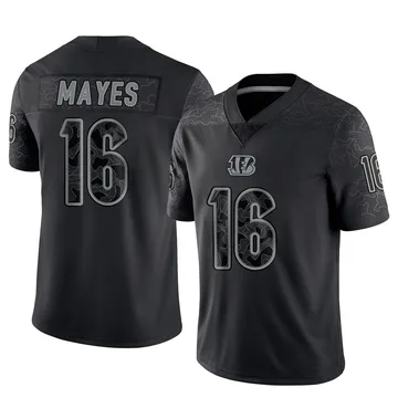 Youth Nike Cincinnati Bengals Jamoi Mayes Black Reflective Jersey - Limited