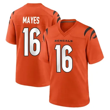 Youth Nike Cincinnati Bengals Jamoi Mayes Orange Jersey - Game