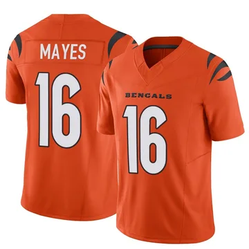 Youth Nike Cincinnati Bengals Jamoi Mayes Orange Vapor F.U.S.E. Jersey - Limited