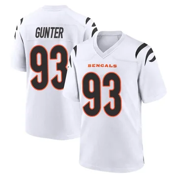 Youth Nike Cincinnati Bengals Jeff Gunter White Jersey - Game