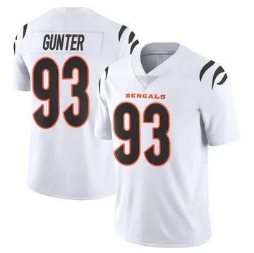 Youth Nike Cincinnati Bengals Jeff Gunter White Vapor Untouchable Jersey - Limited