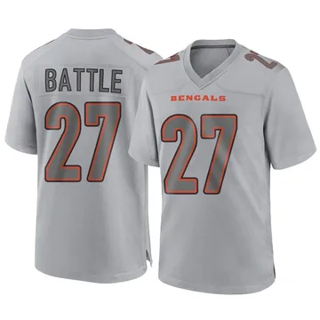 Youth Nike Cincinnati Bengals Jordan Battle Gray Atmosphere Fashion Jersey - Game