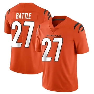 Youth Nike Cincinnati Bengals Jordan Battle Orange Vapor Untouchable Jersey - Limited