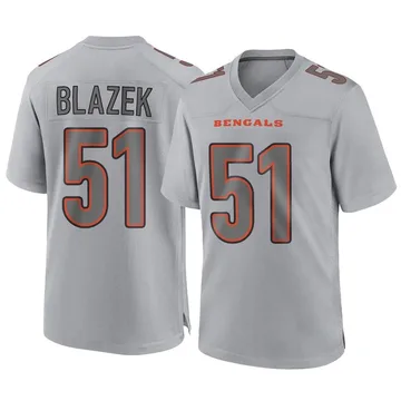 Youth Nike Cincinnati Bengals Justin Blazek Gray Atmosphere Fashion Jersey - Game