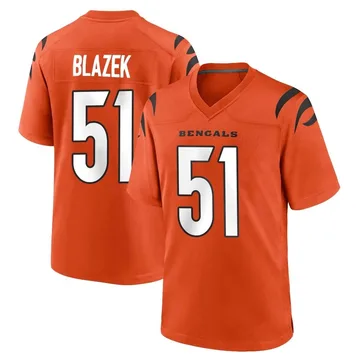 Youth Nike Cincinnati Bengals Justin Blazek Orange Jersey - Game