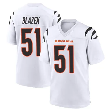 Youth Nike Cincinnati Bengals Justin Blazek White Jersey - Game