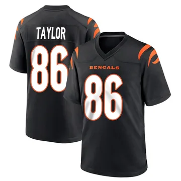 Youth Nike Cincinnati Bengals Kole Taylor Black Team Color Jersey - Game