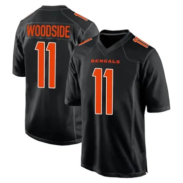 Youth Nike Cincinnati Bengals Logan Woodside Black Fashion Jersey - Game