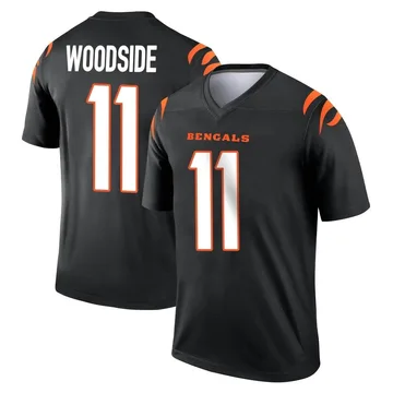 Youth Nike Cincinnati Bengals Logan Woodside Black Jersey - Legend