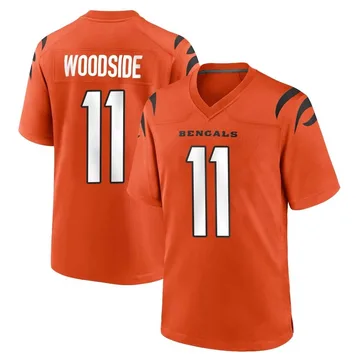 Youth Nike Cincinnati Bengals Logan Woodside Orange Jersey - Game